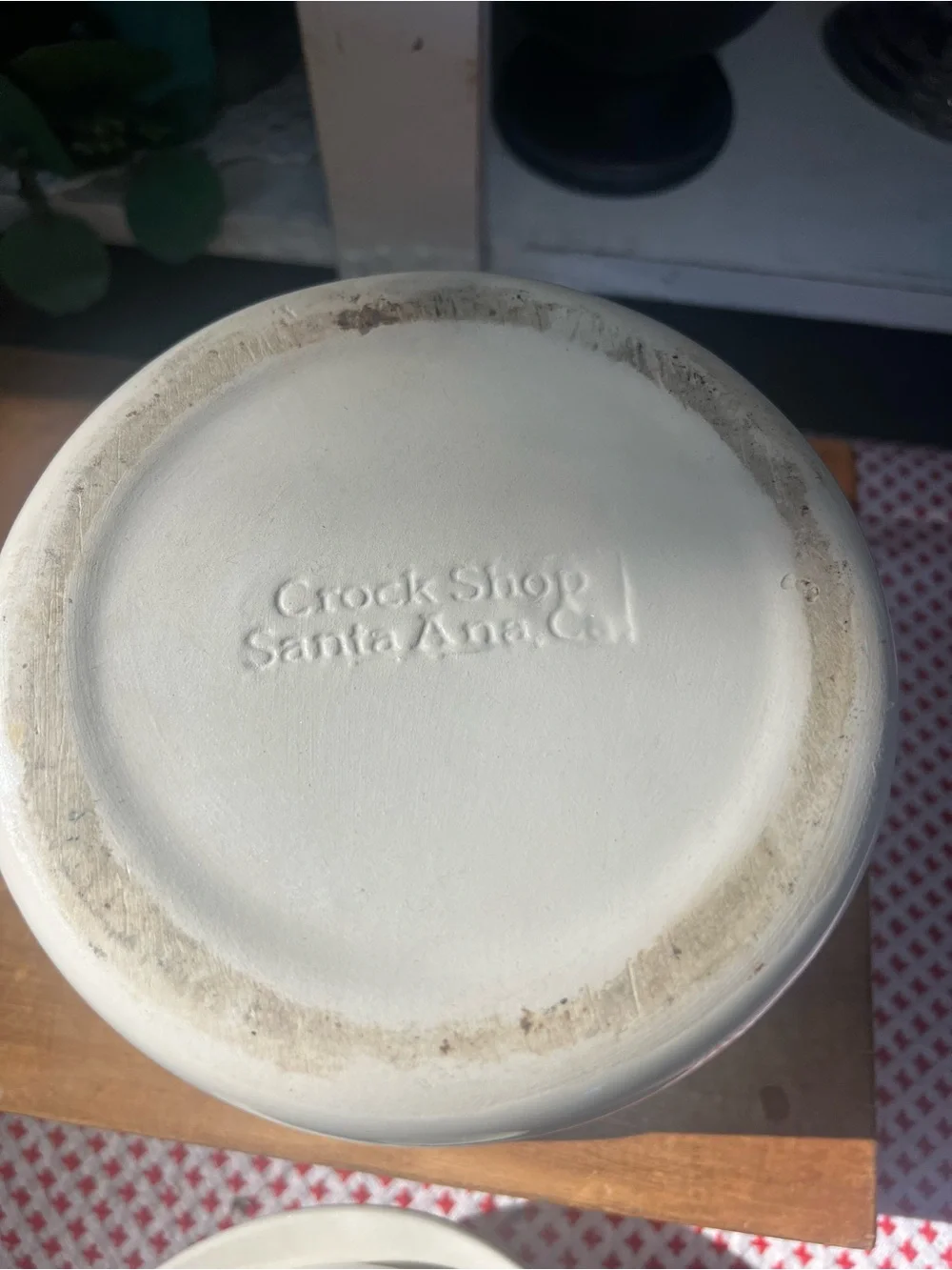 Apple canister crock shop Santa Ana ca storage decor grandma core